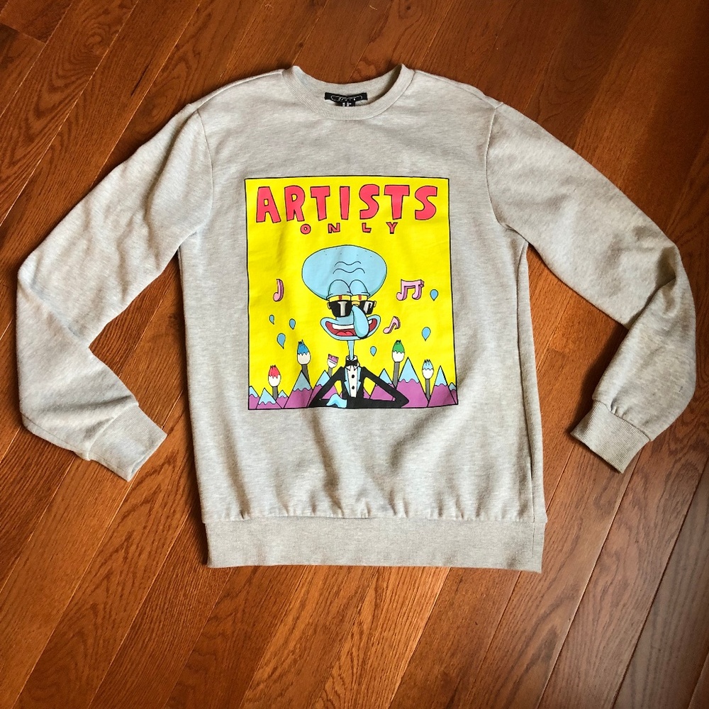 Squidward Graphic Sweatshirt